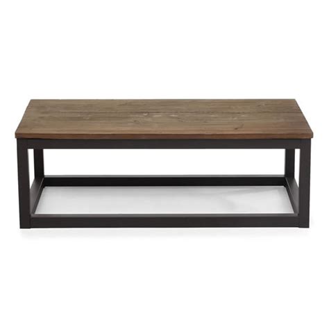 Long and lean the civie center long coffee table offers a rustic design with rich weathered finish; Civic Center Long Coffee Table | MOSS MANOR: A Design House