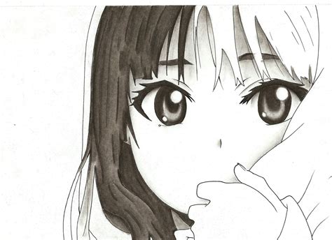 Anime Chicas Dibujos A Lapiz Faciles Reverasite