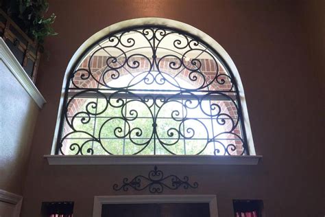 Decorative Faux Wrought Iron Window Insert By Bmd Woodworks Iron