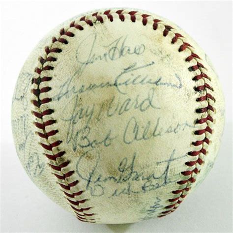 Lot Detail 1964 Minnesota Twins Team Signed Baseball