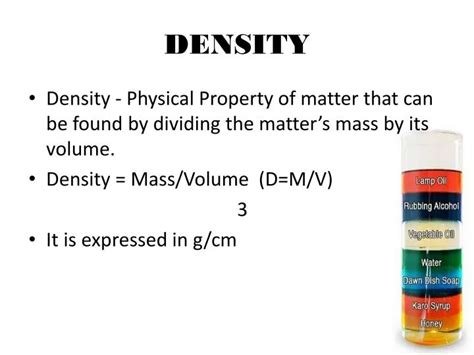 Ppt Density Powerpoint Presentation Free Download Id2434054