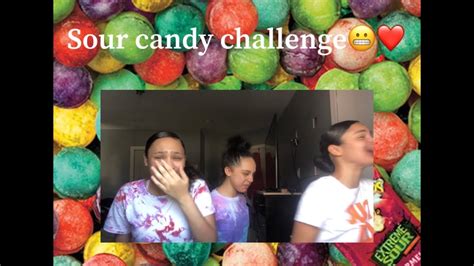 Sour Candy Challenge😬 ️ Youtube