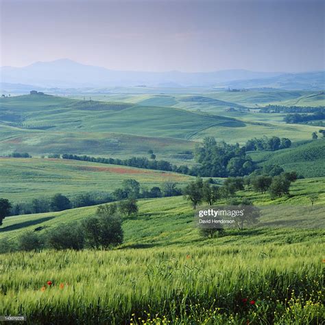 Rolling Hills In Rural Landscape High Res Stock Photo Getty Images