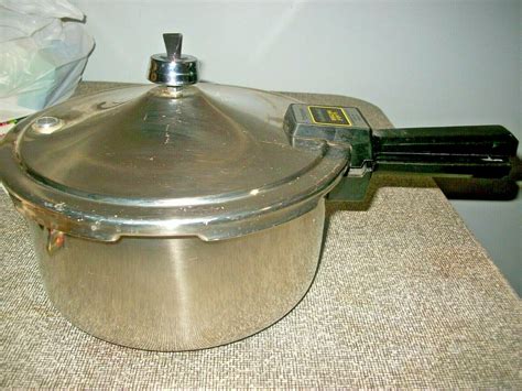 Vintage Presto Pressure Cookercanner Stainless Steel 4 Quart