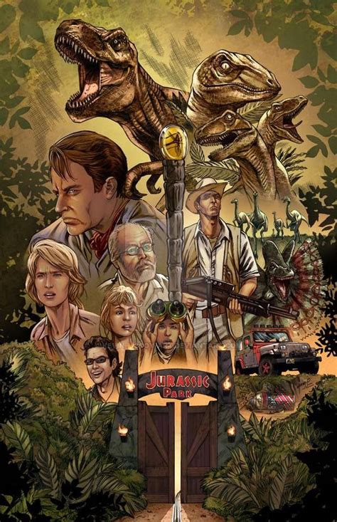 Jurassic Park By Kevin McCoy 2015 Jurassic Park Poster Jurassic