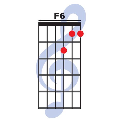 F6 Guitar Chord Icon 36531525 Vector Art At Vecteezy