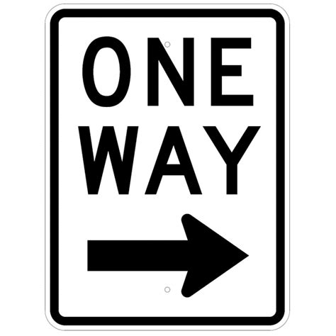 One Way Right Arrow Sign Us Signs And Safety