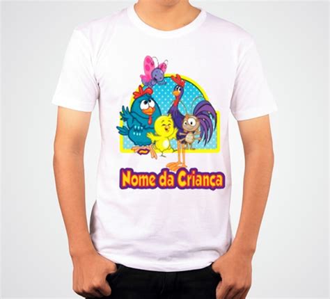 Galinha Pintadinha Camiseta Personalizada Elo7