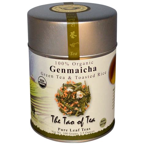 The Tao Of Tea Organic Genmaicha Green Tea And Toasted Rice 35 Oz