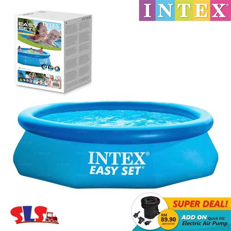 Intex 10ft X30in Easy Set Pool 305m X 76cm It 28120np