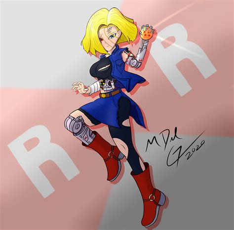 My Attempt At Android 18 Some Artistic Liberties Were Taken On The Whole Android Part Rdbz