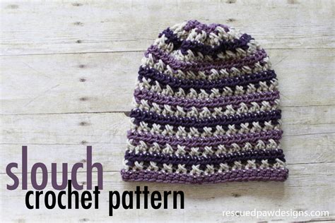 Crochet Slouchy Beanie Crochet Pattern - Easy Crochet | Crochet, Crochet slouchy beanie pattern ...