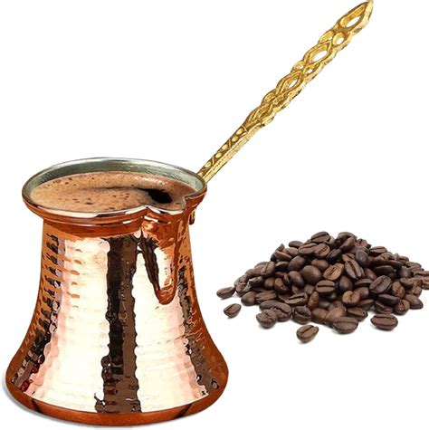Amazon Com Handmade Turkish Coffee Pot Greek Arabic Coffee Kettle
