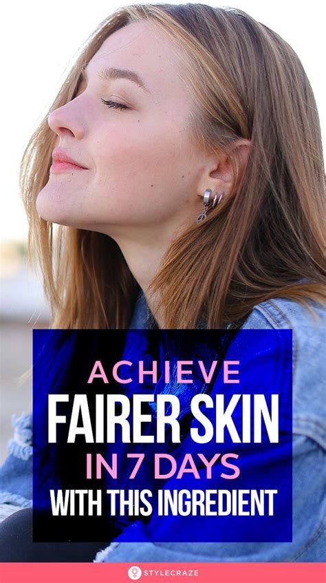 Super Natural Skin Whitening Mixture To Get Fair Skin In Just 7 Days Do You Want Your Skin To