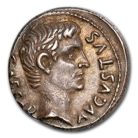 Buy Roman Silver Denarius Emperor Augustus 27 Bc 14 Ad Ch Xf Ngc Apmex
