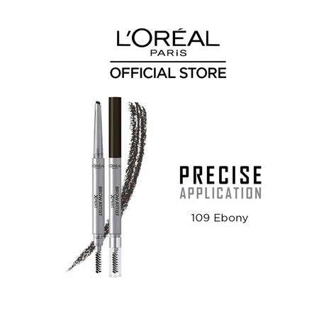 Purchase Loreal Paris Brow Artist Xpert Eyebrow Pencil 109 Ebony Online At Best Price In