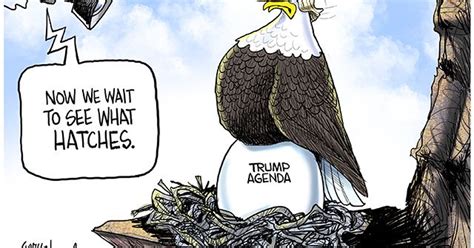 Cartoonist Gary Varvel President Trumps Agenda