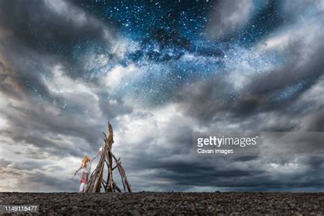 Starry Night On The Beach Photos And Premium High Res Pictures Getty