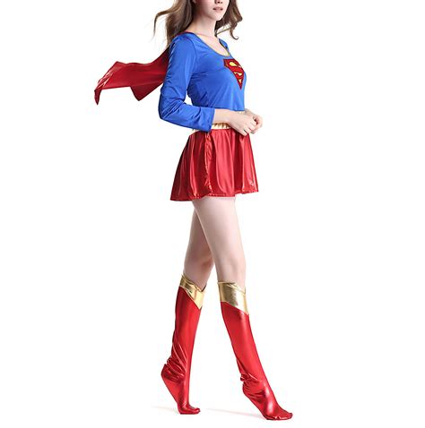 super girl vestito carnevale donna supergirl woman cosplay costume sugir01 e ebay