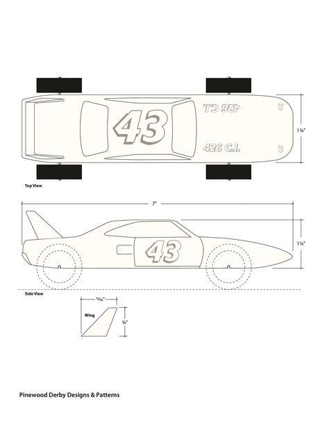 39 Awesome Pinewood Derby Car Designs And Templates Templatelab Image