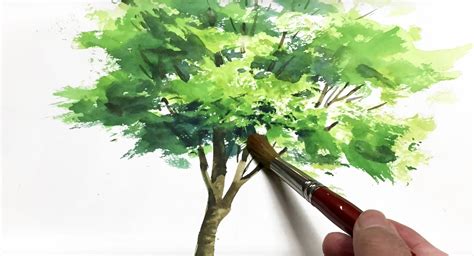 Beginner painting technique for how to paint tree branches with acrylics. Quick & Easy Watercolor Techniques: Making a Watercolor ...