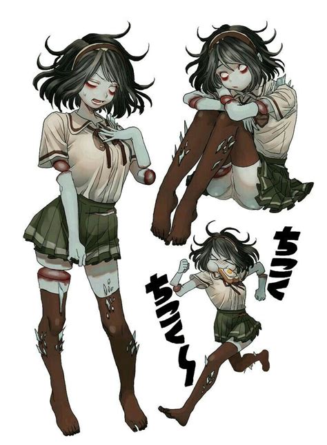 Anime Monster Girls Cute Zombie Zombie Girl Character Art