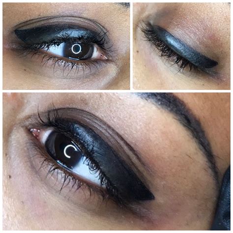 The solution lifts the existing pigment molecules from the skin by the process of osmosis. Eyeliner Tattoos | Falcon Artistry Specialty Tattoo