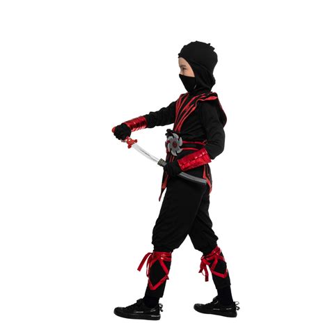 Clearance Sale Spooktacular Creations Red Ninja Costume Cosplay Child