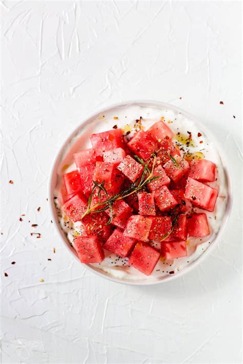 Israeli Watermelon Yogurt Summer Salad All Thats Jas
