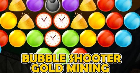 Bubble Shooter Gold Mining Gratis Online Spel Funnygames
