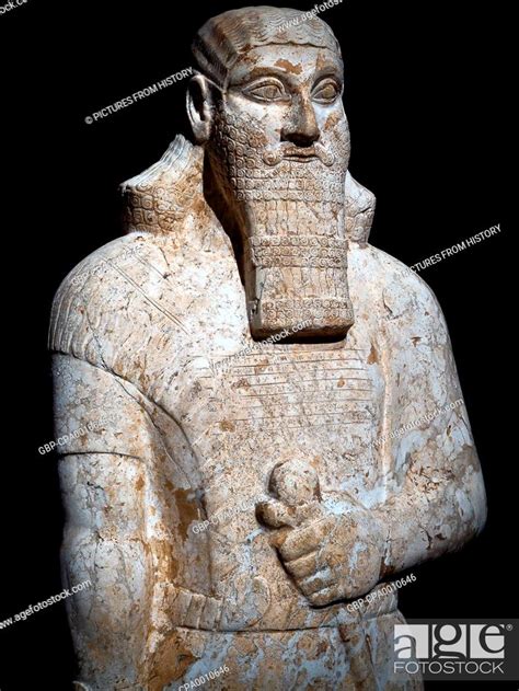 Iraq Ashurnasirpal II King Of Assyria R 883 859 BCE Stock Photo