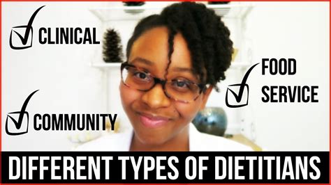 The Different Types Of Dietitians What They Do Youtube