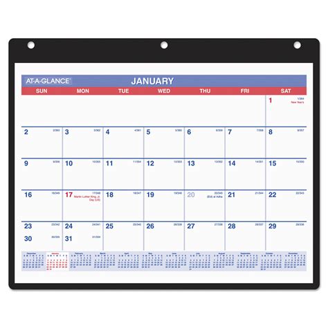 At A Glance Monthly Deskwall Calendar 11 X 8 14 White 2018