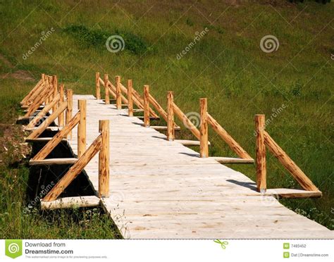 Wooden Footbridge Stock Photo Image Of Europe Construct 7483452