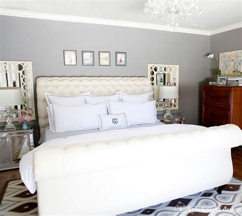 Both colors are present in. Gray and Ivory Bedroom - Eclectic - Bedroom - dallas - by ...