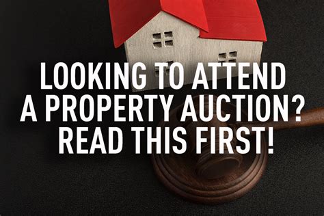 Looking To Attend A Property Auction Read This First Redbrick