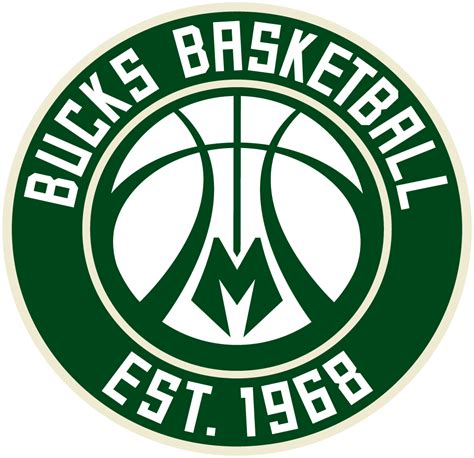 Milwaukee bucks logo by unknown author license: Brand New: New Logos for Milwaukee Bucks by Doubleday & Cartwright