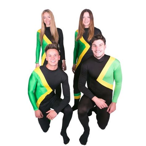 Plus Size Mens Jamaican Bobsled Team Cool Runnings Costume Jamaica