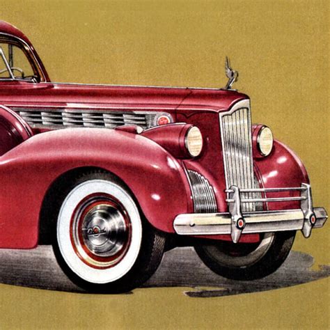 Detail Of Packard One Eighty Touring Sedan 1940 Mad Men Art Vintage