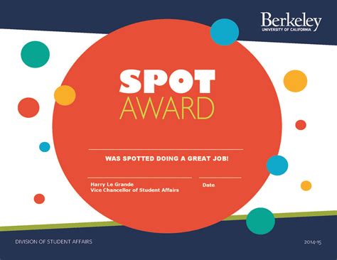 On the spot (2003 tv series), an american sketch comedy television series which aired during 2003 on the wb television network. Staff Recognition Program | UC Berkeley: Division of Student Affairs