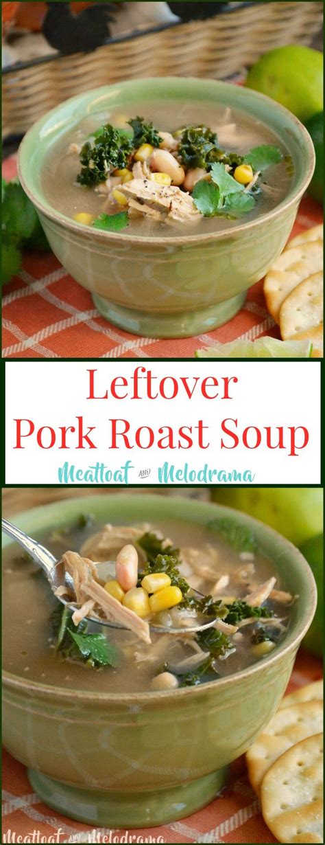 See how to cook pork loin with more than leftover pork loin and what to do with itoven struck. Leftover Pork Roast Soup | Recipe | Leftover pork roast, Leftover pork recipes, Pork roast recipes