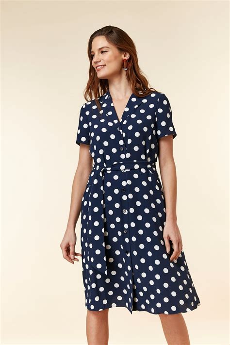 navy polka dot shirt dress wallis dress shirts for women polka dot shirt dress shopping outfit