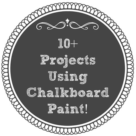 And it's pretty easy to do, too! 10+ Projects Using Chalkboard Paint! - Mom 4 Real