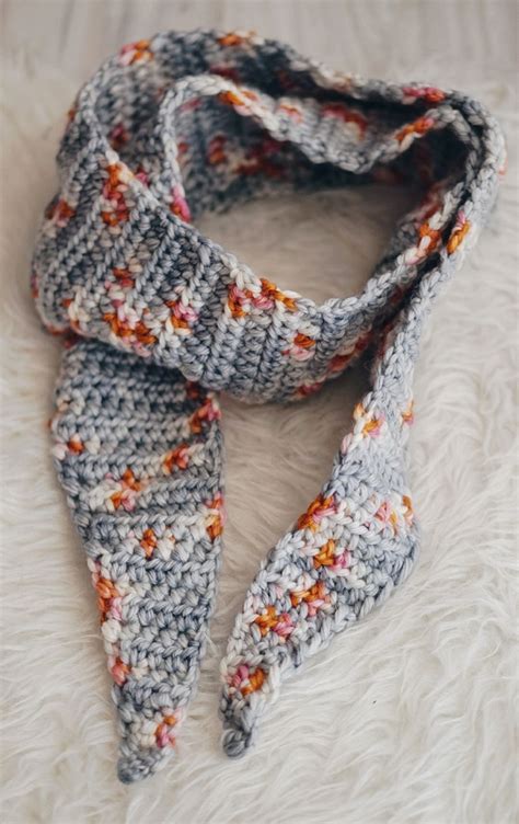 tipped crochet scarf pattern with delicious yarns scarf crochet pattern crochet scarf chunky