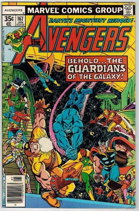 1978 Avengers 167 Guardians Of The Galaxy Gotg George