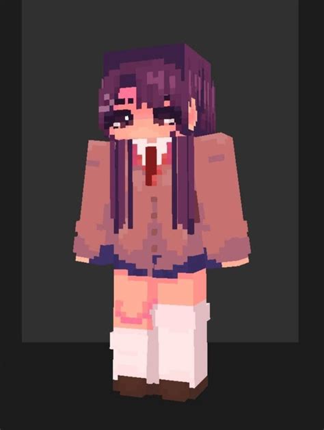 Behold A Yuri Minecraft Skin Ive Made Happy 5th Anniversary Rddlc