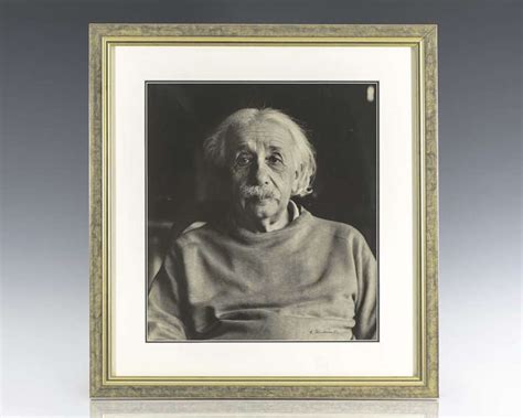 Albert Einstein Signed Photograph Rare Photograph