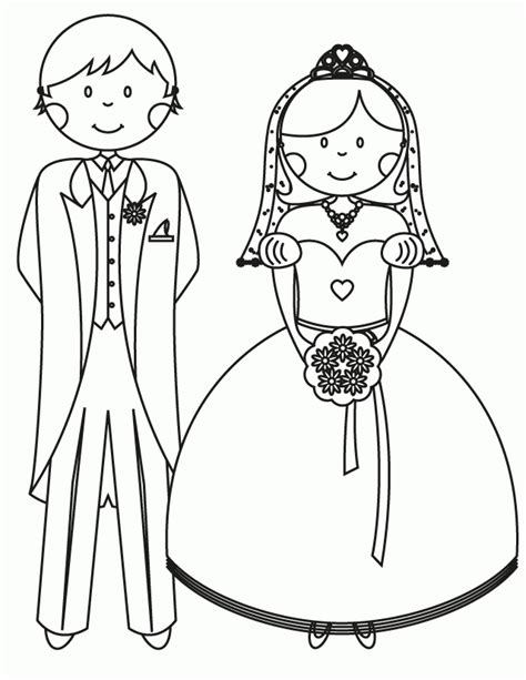 Free Printable Wedding Coloring Pages Kids Download Free Printable