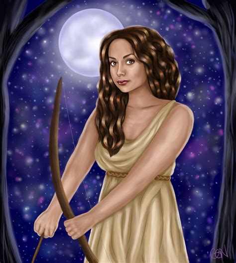 Artemis Greek Goddess Art