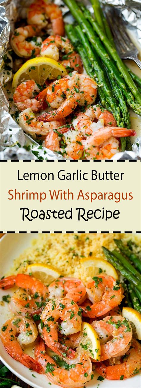 It takes a quick minute to prep and then only about 20 minutes to cook. Lemon Garlic Butter Shrimp With Asparagus (Roasted Recipe ...